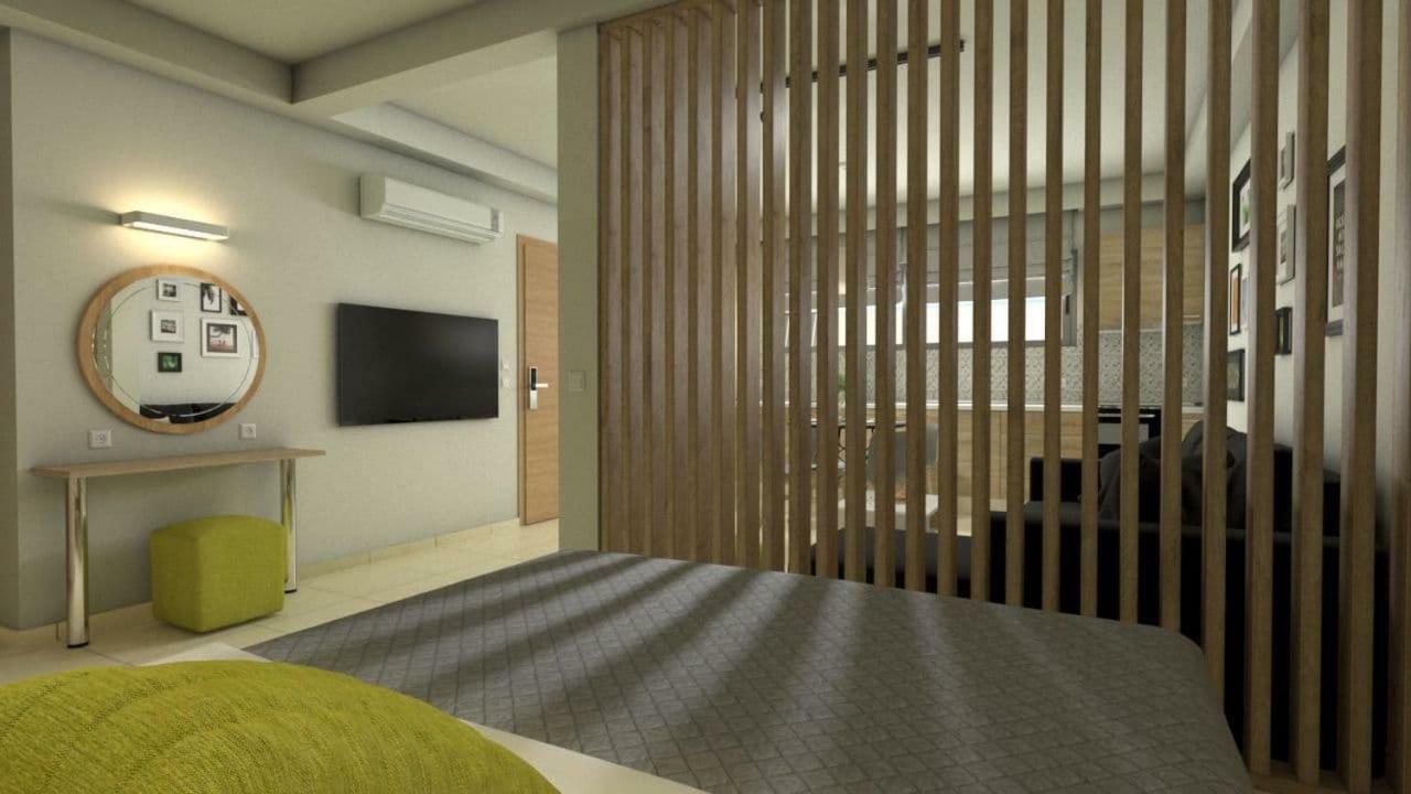 Green - Comfy Center Rodos Asgourou エクステリア 写真